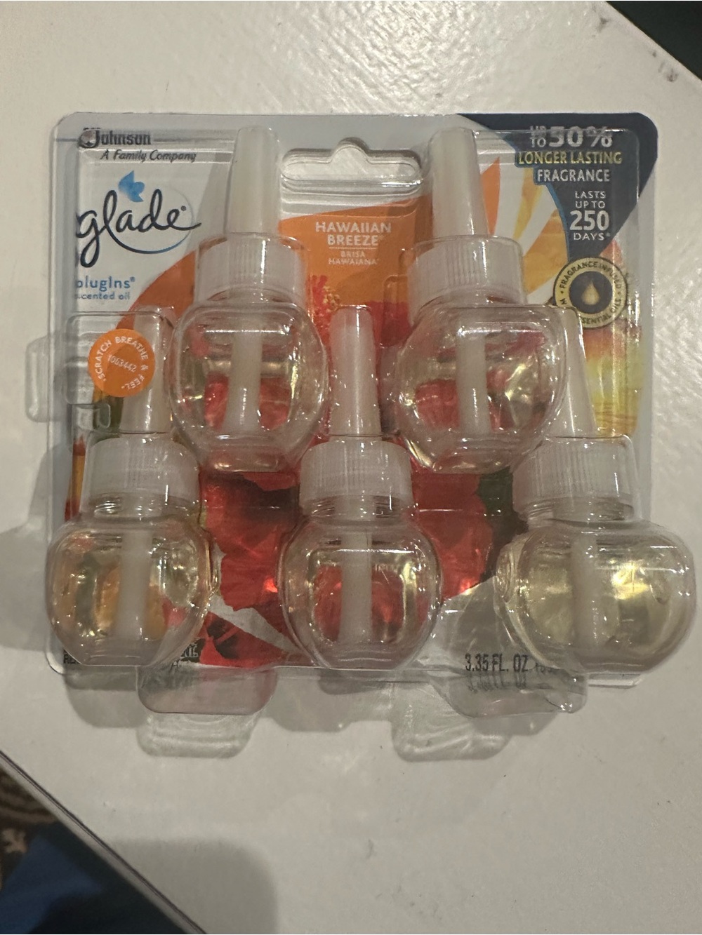 Glade Hawaiian Breeze PlugIns Refills - Clear and White
